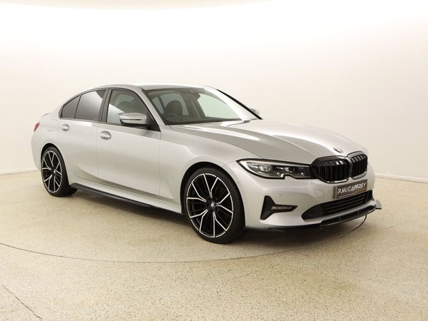 BMW 3-Series Saloon, Diesel Hybrid, 2020, Silver