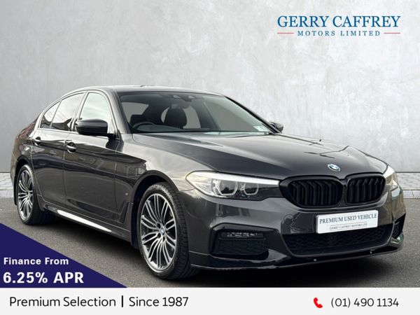 BMW 5-Series Saloon, Petrol Hybrid, 2019, Grey