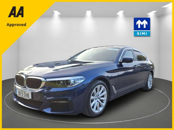 BMW 5-Series Saloon, Diesel, 2019, Blue