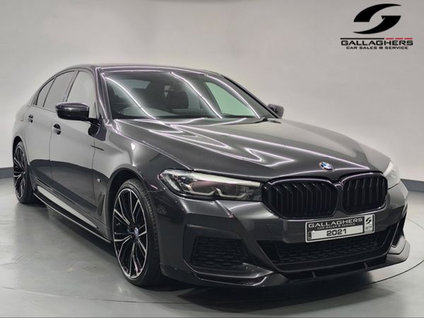 BMW 5-Series Saloon, Petrol Plug-in Hybrid, 2021, Grey