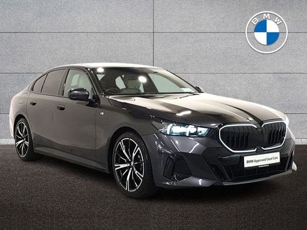 BMW 5-Series Saloon, Petrol Hybrid, 2023, Grey