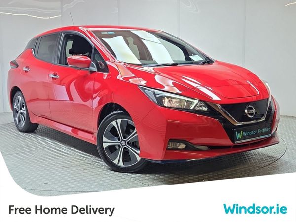 Nissan Leaf Hatchback, Electric, 2020, Red