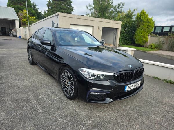 BMW 5-Series Saloon, Diesel, 2018, Black