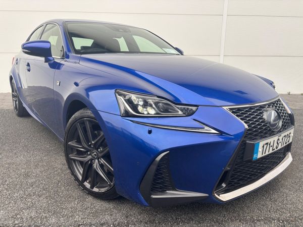 Lexus IS Saloon, Petrol Hybrid, 2017, Blue