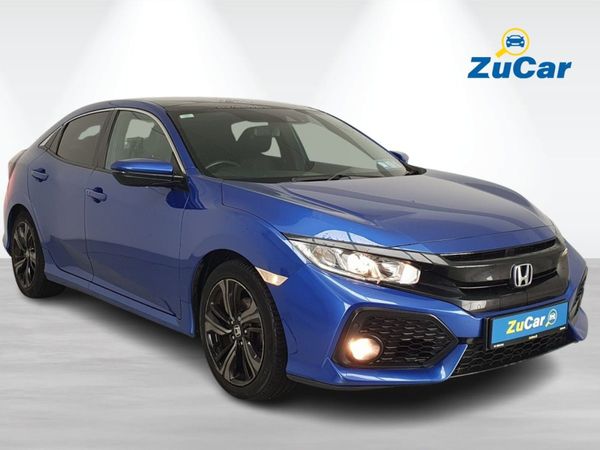 Honda Civic Hatchback, Petrol, 2018, Blue