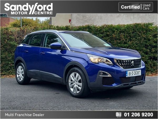Peugeot 3008 MPV, Diesel, 2018, Blue