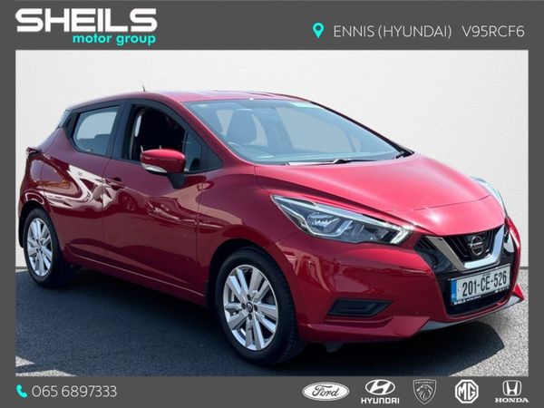 Nissan Micra Hatchback, Petrol, 2020, Red