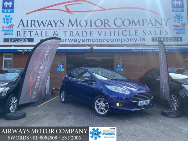 Ford Fiesta Hatchback, Petrol, 2016, Blue