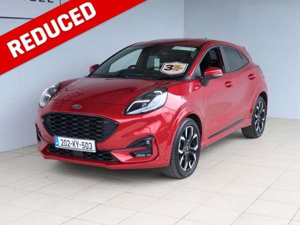 Ford Puma MPV, Petrol Hybrid, 2020, Red