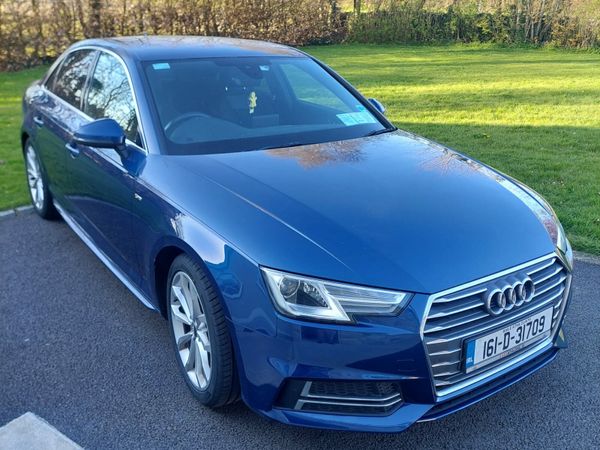 Audi A4 Saloon, Diesel, 2016, Blue