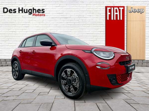 Fiat 600 Hatchback, Petrol Hybrid, 2025, Red