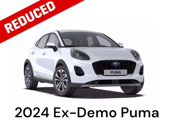 Ford Puma MPV, Petrol Hybrid, 2024, White