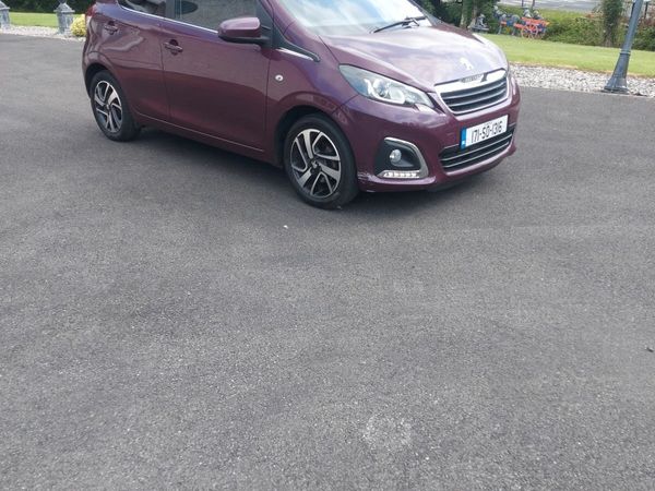 Peugeot 108 Hatchback, Petrol, 2017, Purple