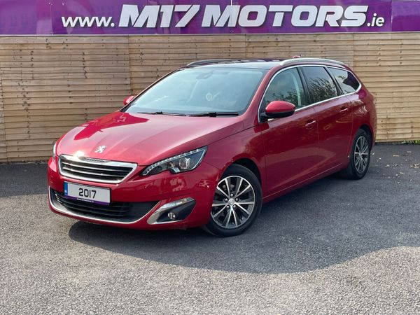 Peugeot 308 Estate, Diesel, 2017, Red