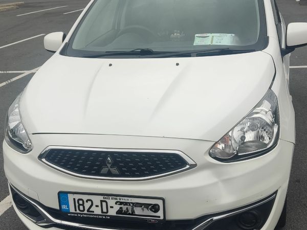 Mitsubishi Mirage Hatchback, Petrol, 2018, White