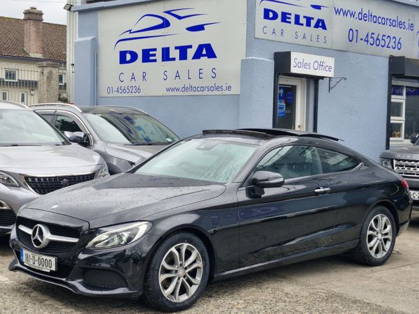 Mercedes-Benz C-Class Coupe, Petrol, 2016, Black