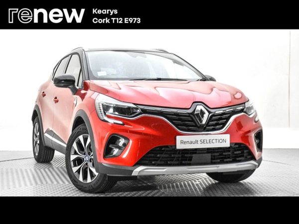 Renault Captur Crossover, Petrol Plug-in Hybrid, 2021, Red