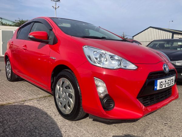 Toyota Aqua Hatchback, Petrol Hybrid, 2016, Red
