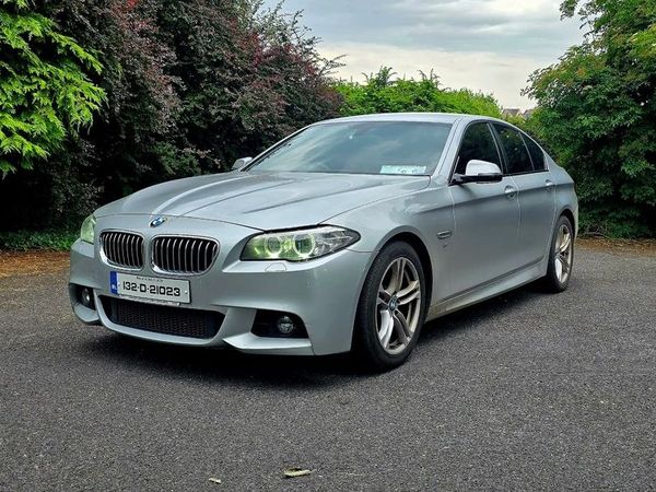 BMW 5-Series Saloon, Diesel, 2013, Silver