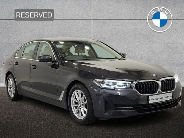 BMW 5-Series Saloon, Diesel Hybrid, 2023, Grey