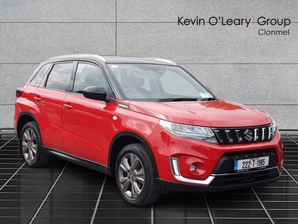 Suzuki Vitara SUV, Petrol Hybrid, 2022, Red