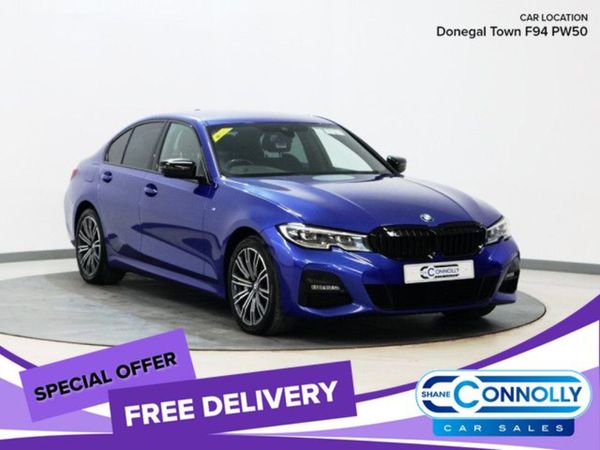 BMW 3-Series Saloon, Petrol Hybrid, 2021, Blue