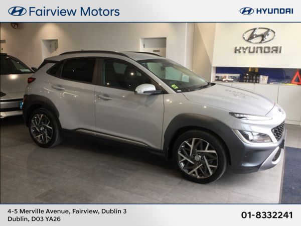 Hyundai KONA SUV, Petrol Hybrid, 2022, Grey