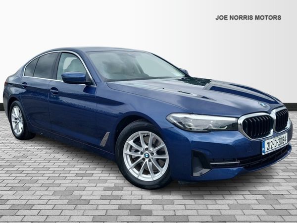 BMW 5-Series Saloon, Diesel, 2021, Blue