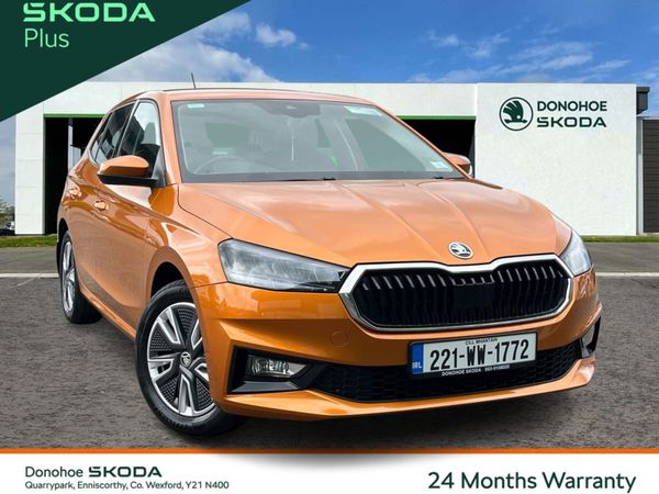 Skoda Fabia Hatchback, Petrol, 2022, Orange
