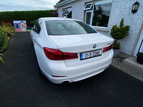 BMW 5-Series Saloon, Diesel, 2017, White