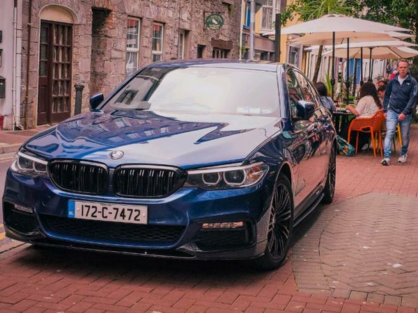 BMW 5-Series Saloon, Petrol Plug-in Hybrid, 2017, Blue