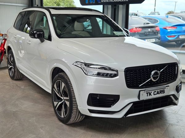 Volvo XC90 SUV, Petrol Plug-in Hybrid, 2021, White