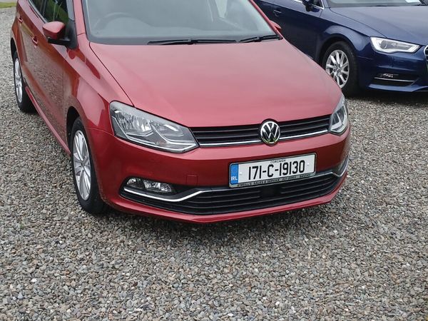 Volkswagen Polo Hatchback, Petrol, 2017, Red