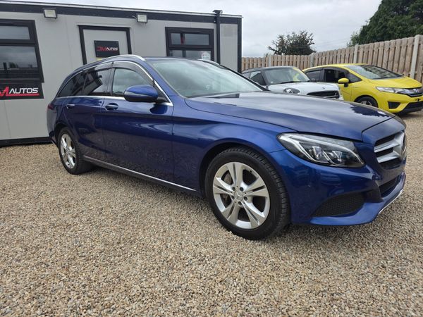 Mercedes-Benz C-Class Estate, Petrol Plug-in Hybrid, 2016, Blue