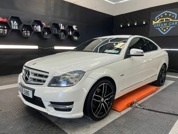 Mercedes-Benz C-Class Coupe, Diesel, 2013, White