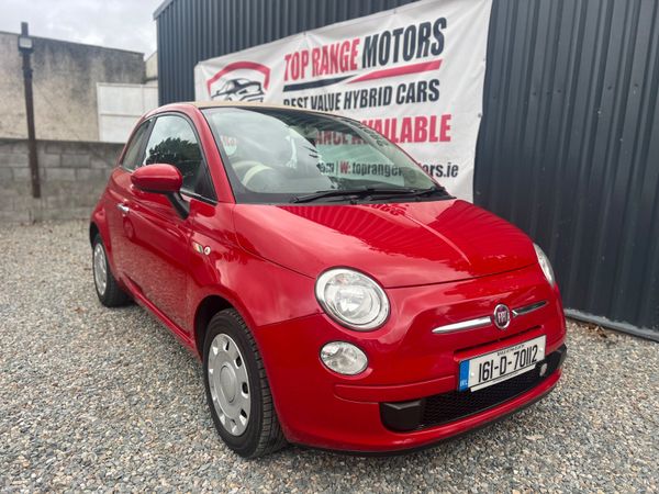 Fiat 500 Convertible, Petrol, 2016, Red