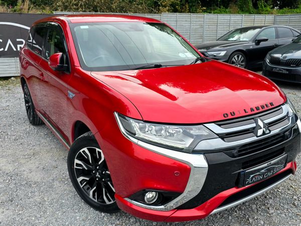 Mitsubishi Outlander SUV, Petrol Plug-in Hybrid, 2016, Red