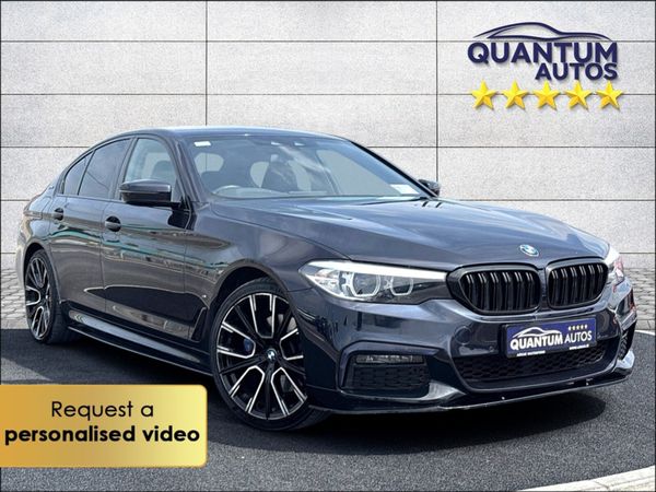 BMW 5-Series Saloon, Petrol Plug-in Hybrid, 2018, Black
