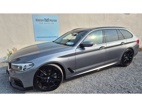 BMW 5-Series Estate, Diesel, 2019, Blue
