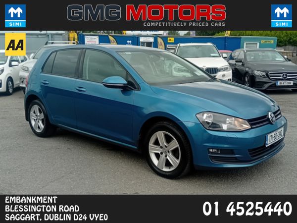 Volkswagen Golf Hatchback, Diesel, 2017, Blue