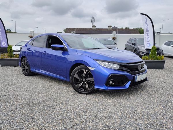 Honda Civic Hatchback, Petrol, 2017, Blue