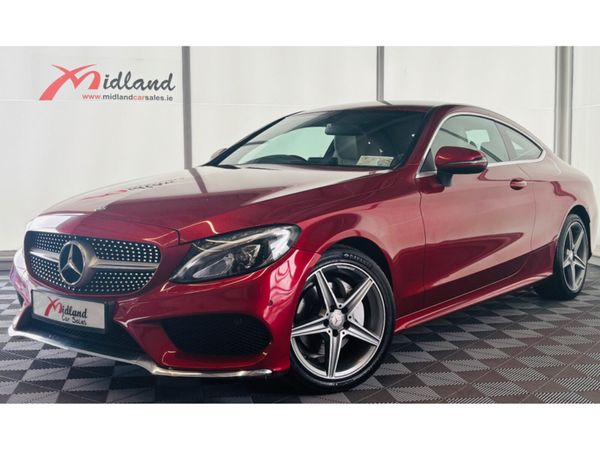 Mercedes-Benz C-Class Coupe, Diesel, 2016, Red