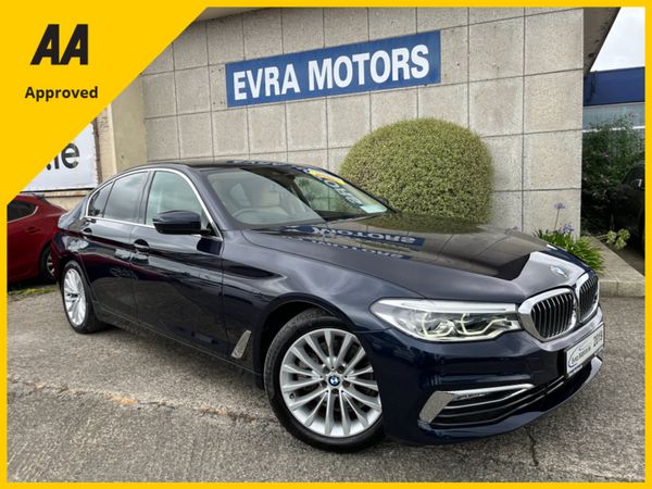 BMW 5-Series Saloon, Petrol, 2019, Blue