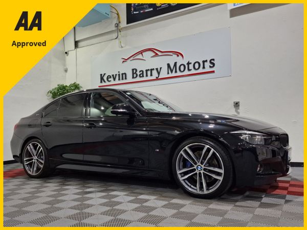 BMW 3-Series Saloon, Petrol Hybrid, 2018, Black