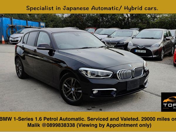 BMW 1-Series Hatchback, Petrol, 2016, Black