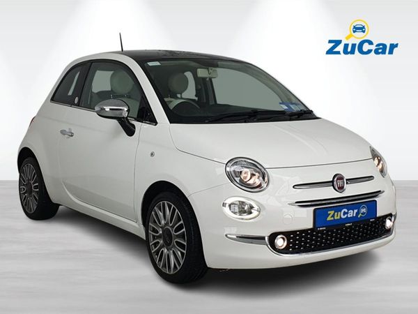 Fiat 500 Hatchback, Petrol, 2019, White