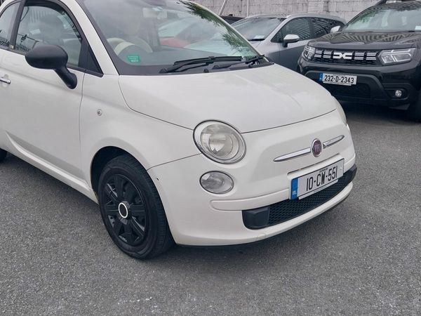 Fiat 500 Hatchback, Petrol, 2010, White