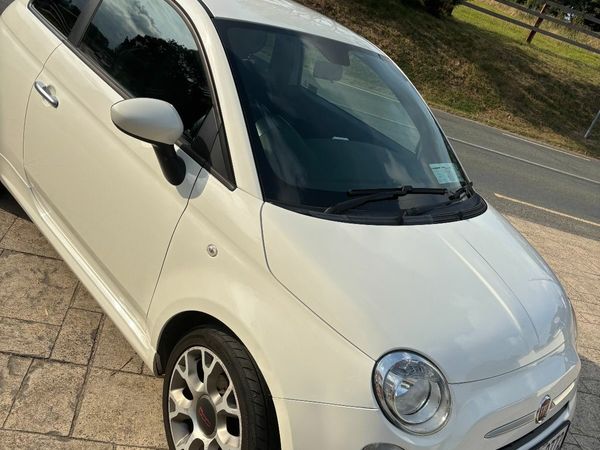 Fiat 500 Hatchback, Petrol, 2013, White