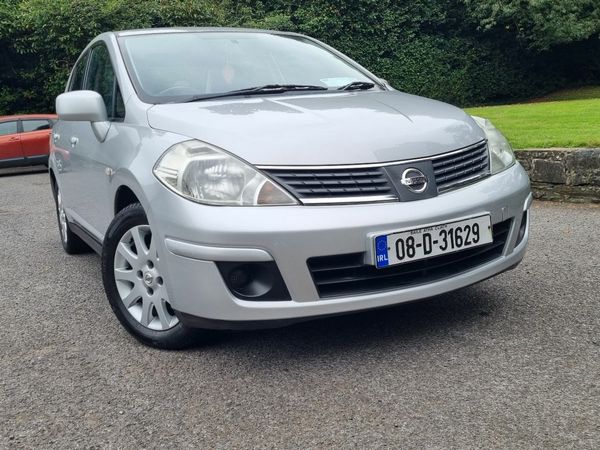 Nissan Tiida Saloon, Petrol, 2008, Silver