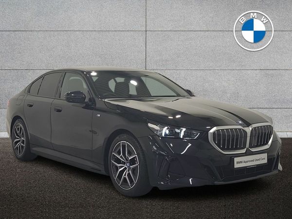 BMW 5-Series Saloon, Petrol Plug-in Hybrid, 2024, Black